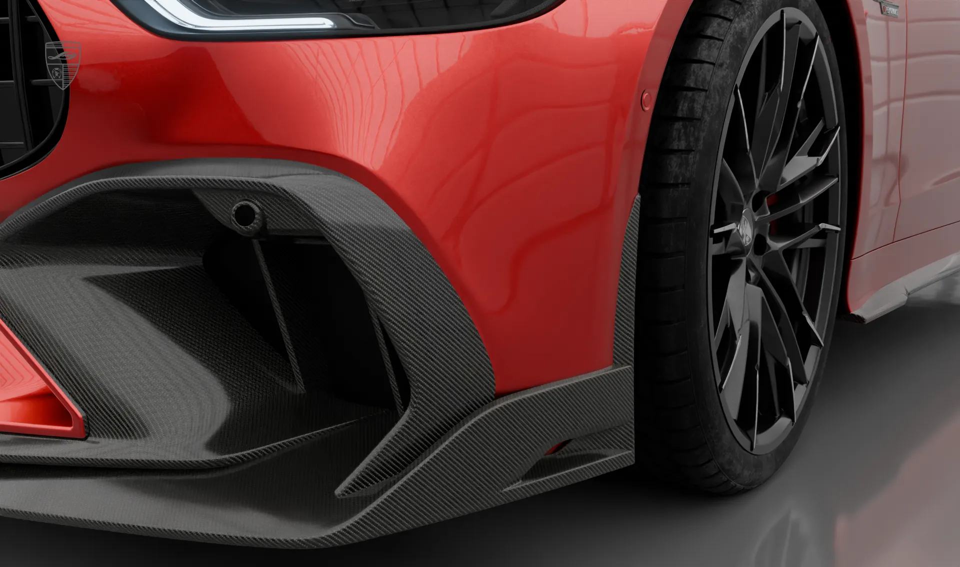 Боковая накладка бампера для семейного авто Mercedes GT AMG 63s X290 от LARTE Design