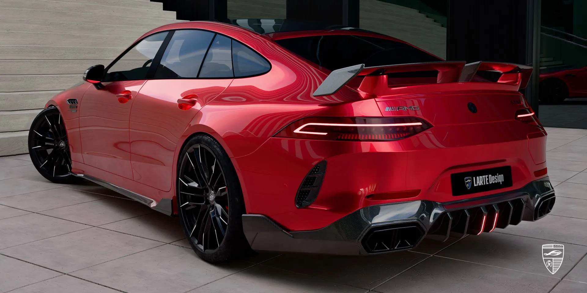 Эксклюзивный 2026 Mercedes AMG GT 63s X290 — роскошное 4-дверное купе с мощным обликом