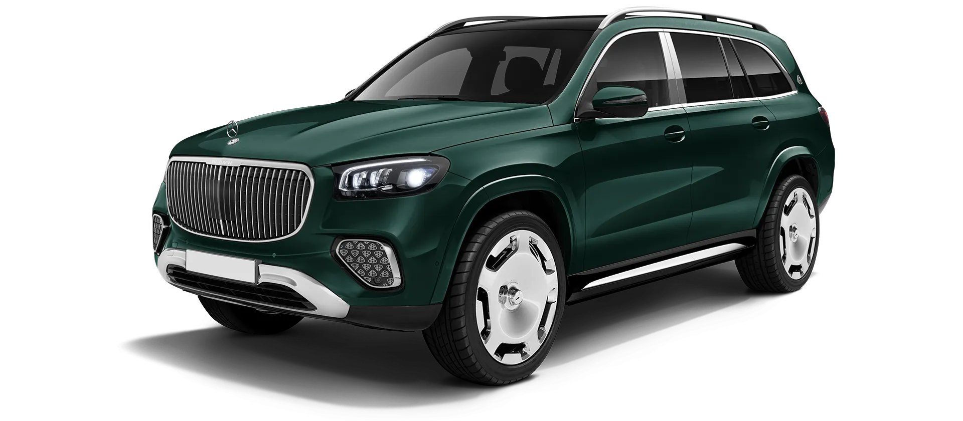 Mercedes Maybach GLS 600 X167 Facelift в стоке, цвет Emerald Green