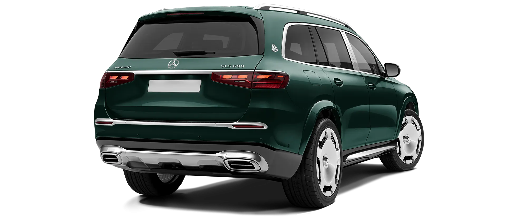 Mercedes Maybach GLS 600 X167 Facelift стоковый, цвет Emerald Green