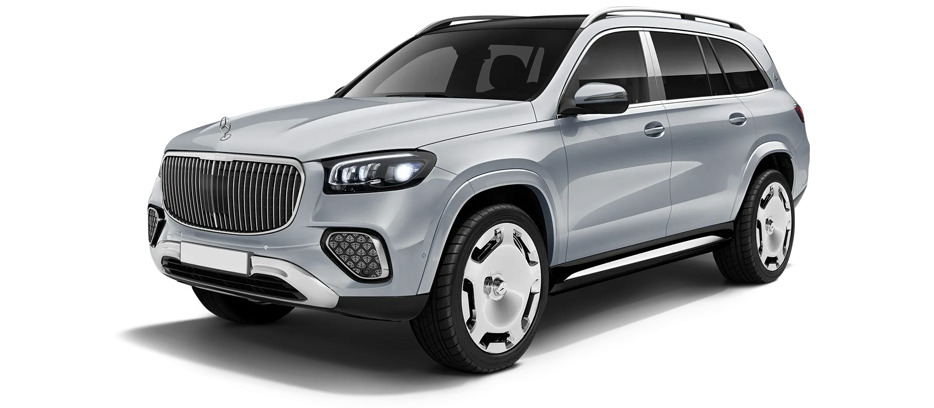 Mercedes Maybach GLS 600 X167 Facelift в стоке, цвет High Tech Silver
