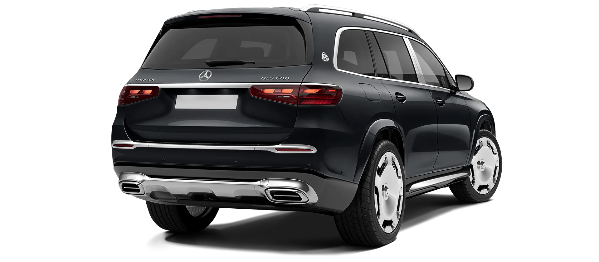 Mercedes Maybach GLS 600 X167 Facelift стоковый, цвет Obsidian Black