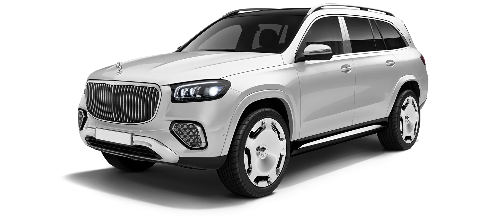 Mercedes Maybach GLS 600 X167 Facelift в стоке, цвет Polar White
