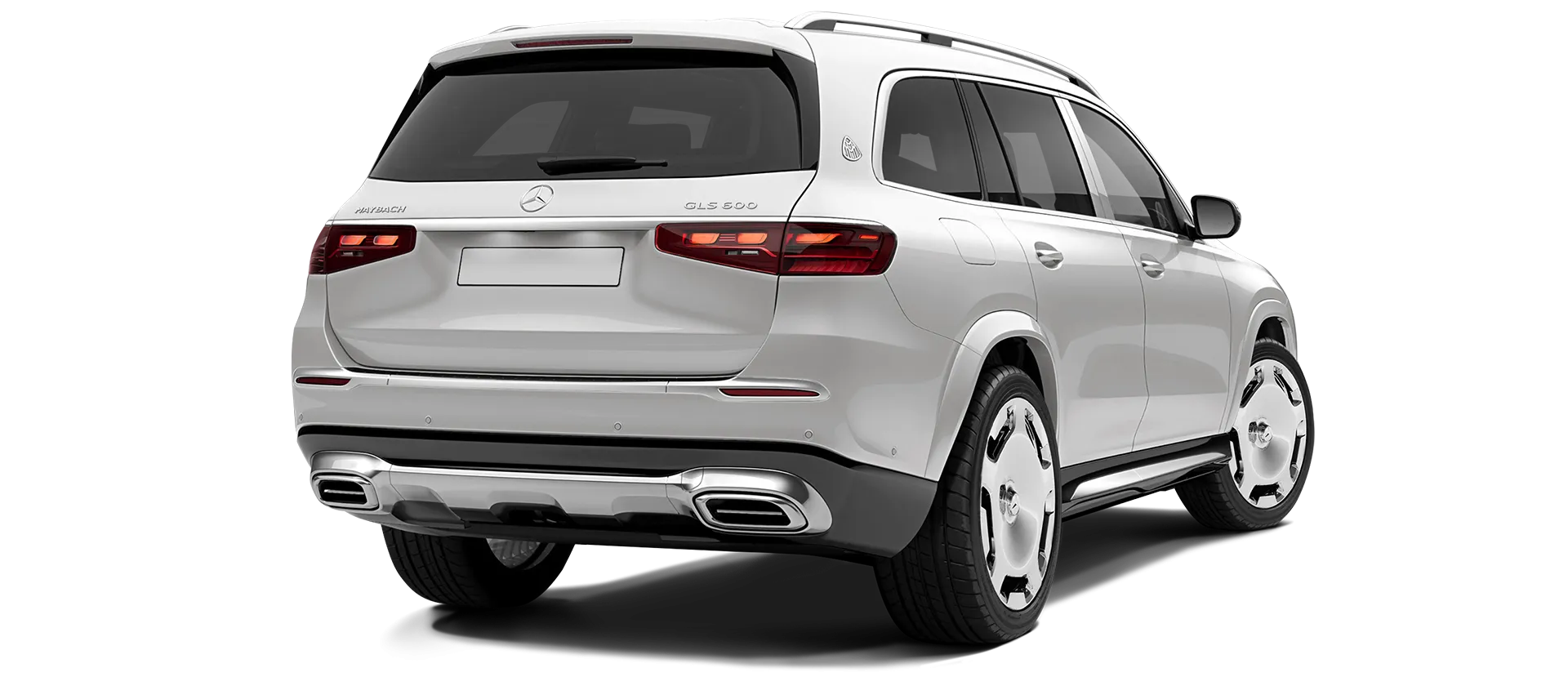 Mercedes Maybach GLS 600 X167 Facelift стоковый, цвет Polar White