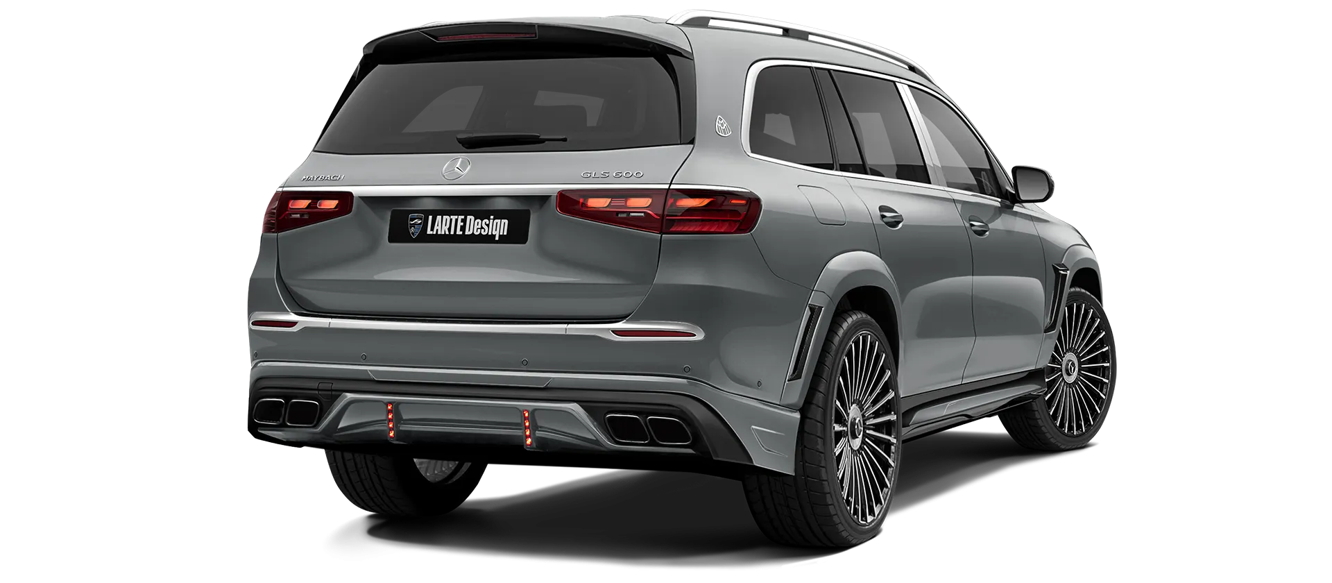 Mercedes Maybach GLS 600 X167 Facelift в цвете Selenite Grey с кастомным тюнингом