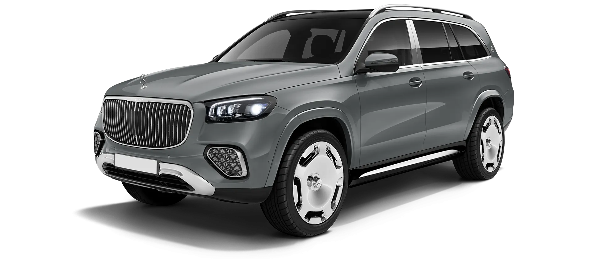 Mercedes Maybach GLS 600 X167 Facelift в стоке, цвет Selenite Grey