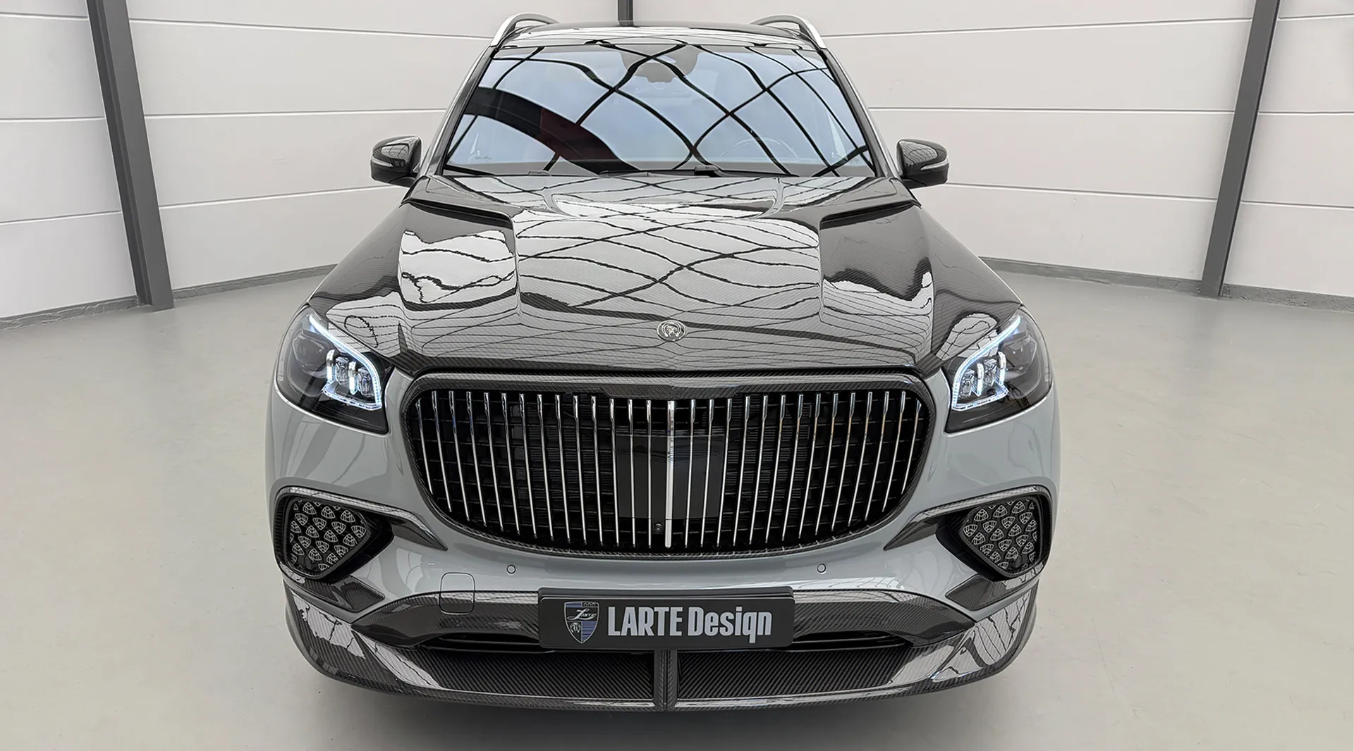 Перед Mercedes Maybach GLS 600 X167 Facelift с кастомным обвесом