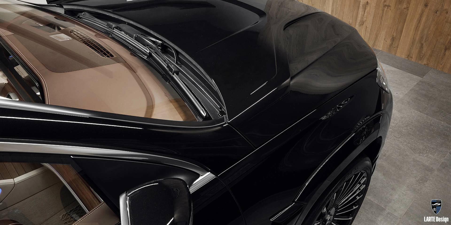 Купить Чехол двигателя из углеродного волокна для Mercedes-Maybach GLS 600 4MATIC Х167 M 176 Obsidian Black metallic 2023