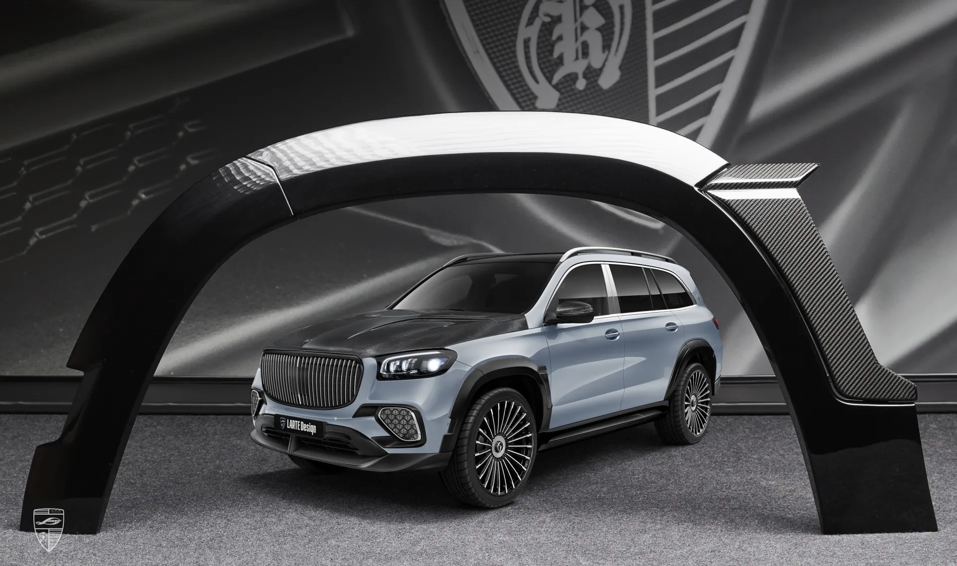 Накладка на переднюю арку для Mercedes-Maybach GLS 600 X167 Facelift 2025 Расширители арок для Mercedes-Maybach GLS 600 X167 Facelift 2025
