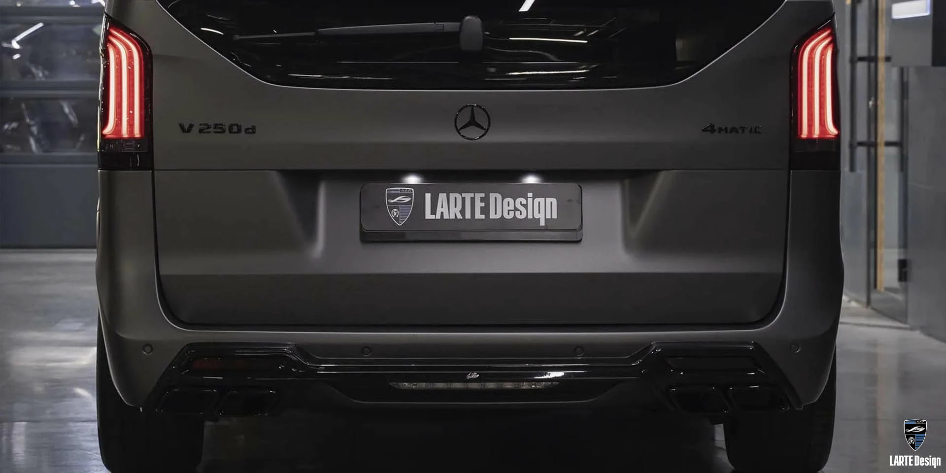 Приобретите диффузор заднего бампера из углеродного волокна для Mercedes-Benz V-class W447 Graphite Grey Metallic V 300 d AVANTGARDE Extra-Long