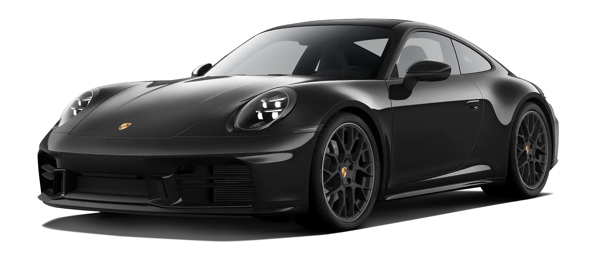 Porsche 911 Carrera 992.2 Facelift в стоке, цвет Black