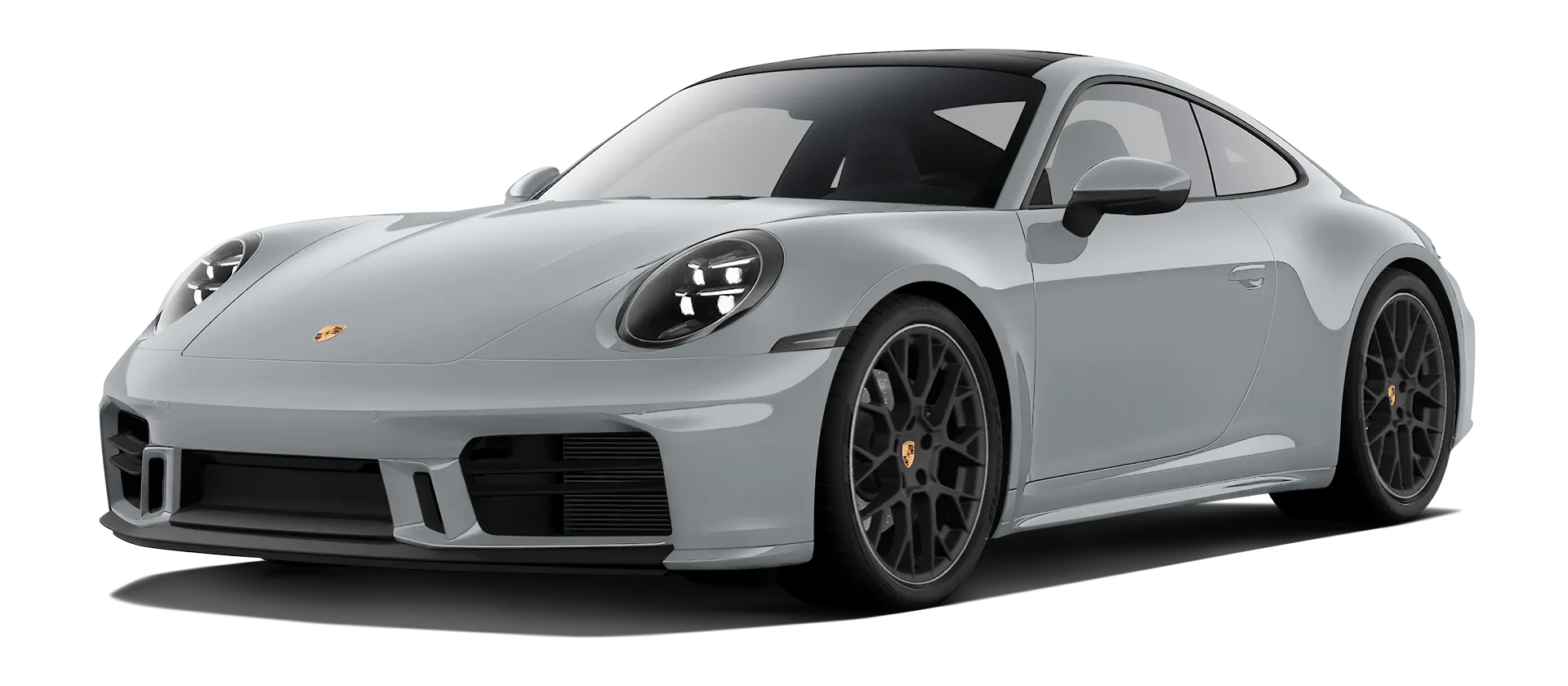 Porsche 911 Carrera 992.2 Facelift в стоке, цвет Ice Grey