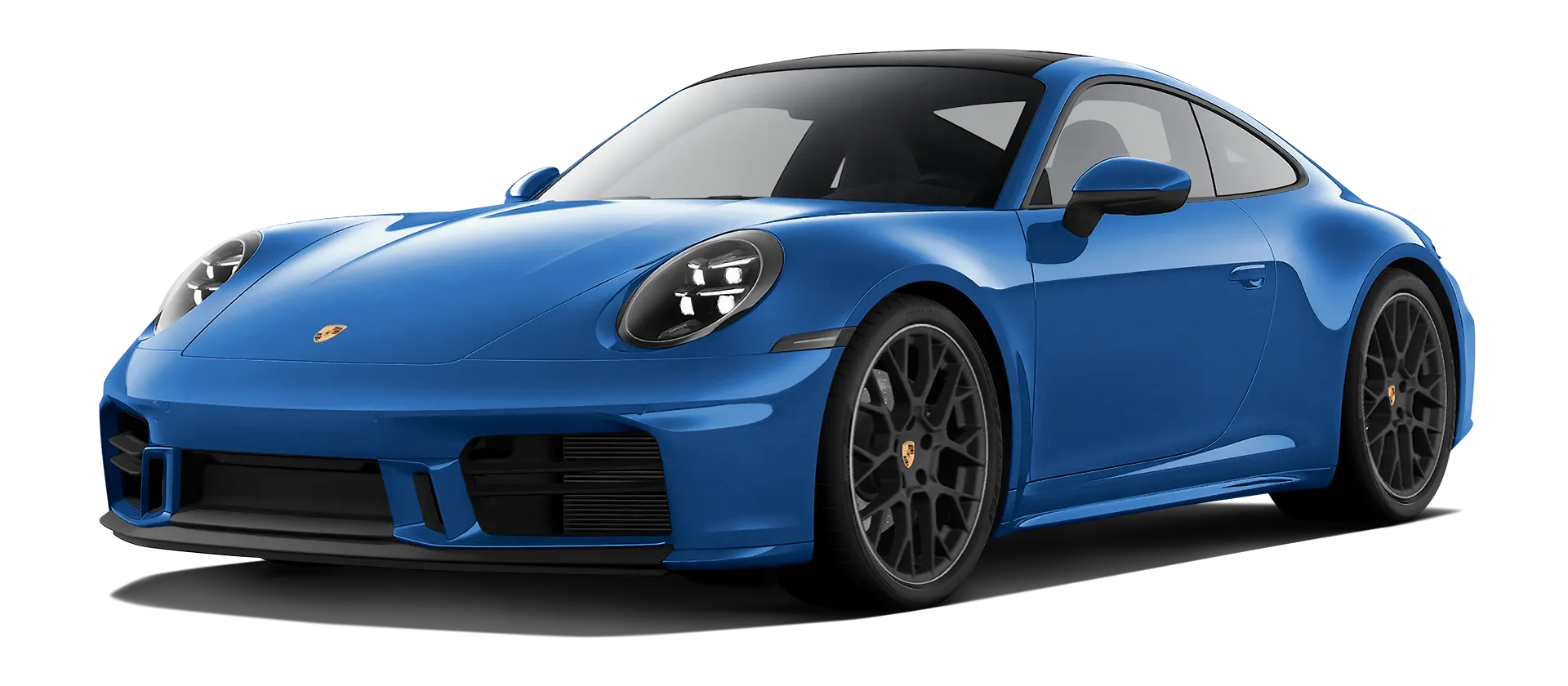 Porsche 911 Carrera 992.2 Facelift в стоке, цвет Lugano Blue