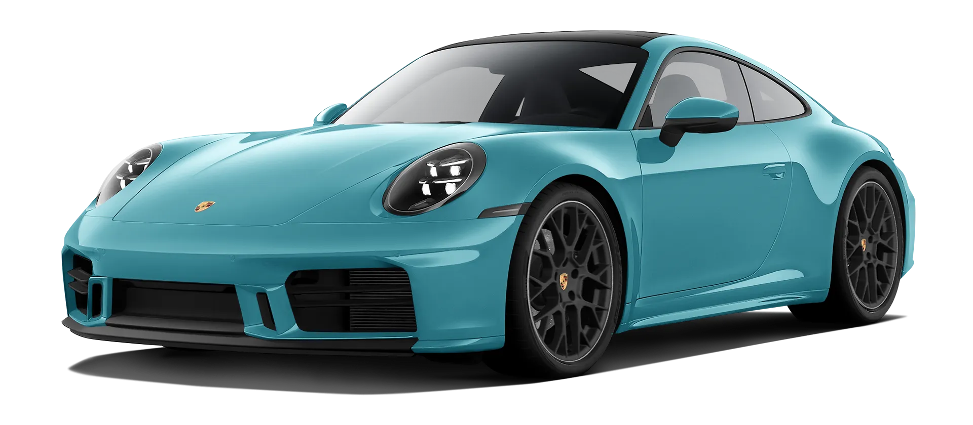 Porsche 911 Carrera 992.2 Facelift в стоке, цвет Olimp Blue