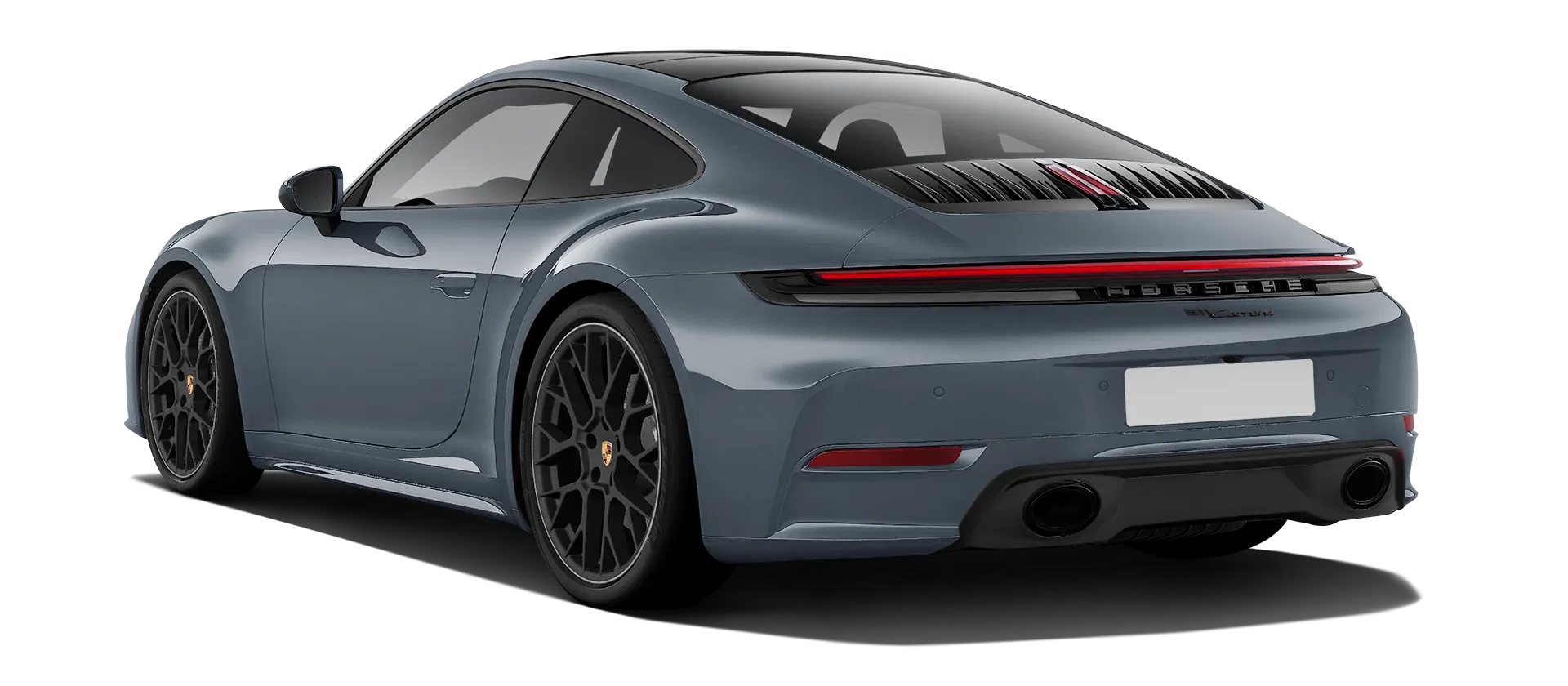 Porsche 911 Carrera 992.2 Facelift в цвете Vanadium Grey с кастомным тюнингом