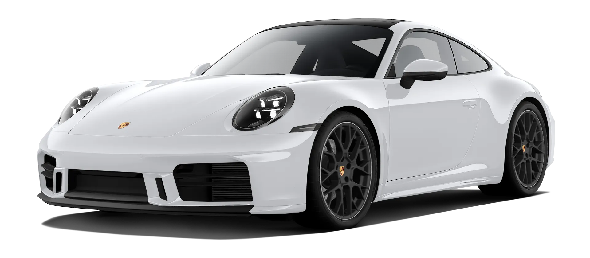 Porsche 911 Carrera 992.2 Facelift в стоке, цвет White