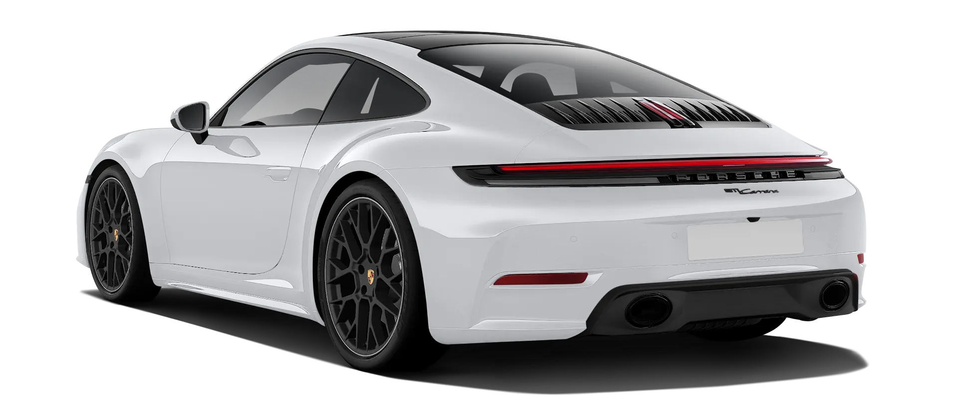 Porsche 911 Carrera 992.2 Facelift стоковый, цвет White