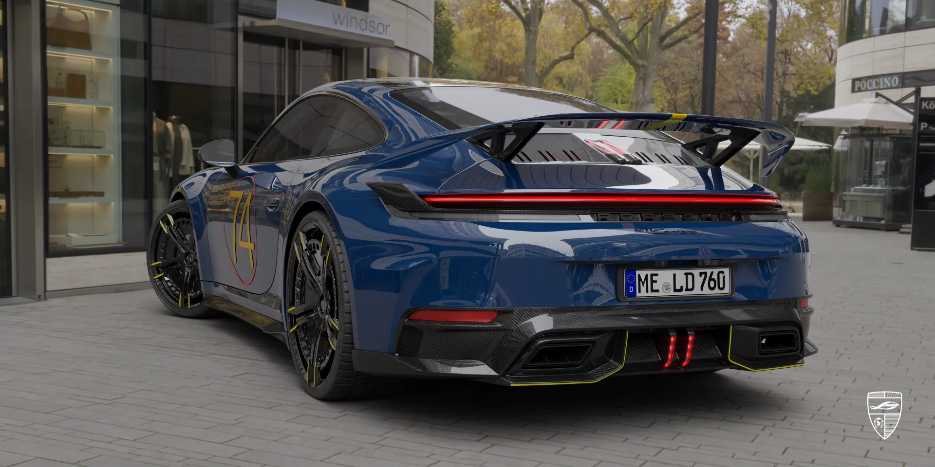 992 Holbert Carrera Facelift — люксовое купе Porsche с карбоном и спортивным обликом
