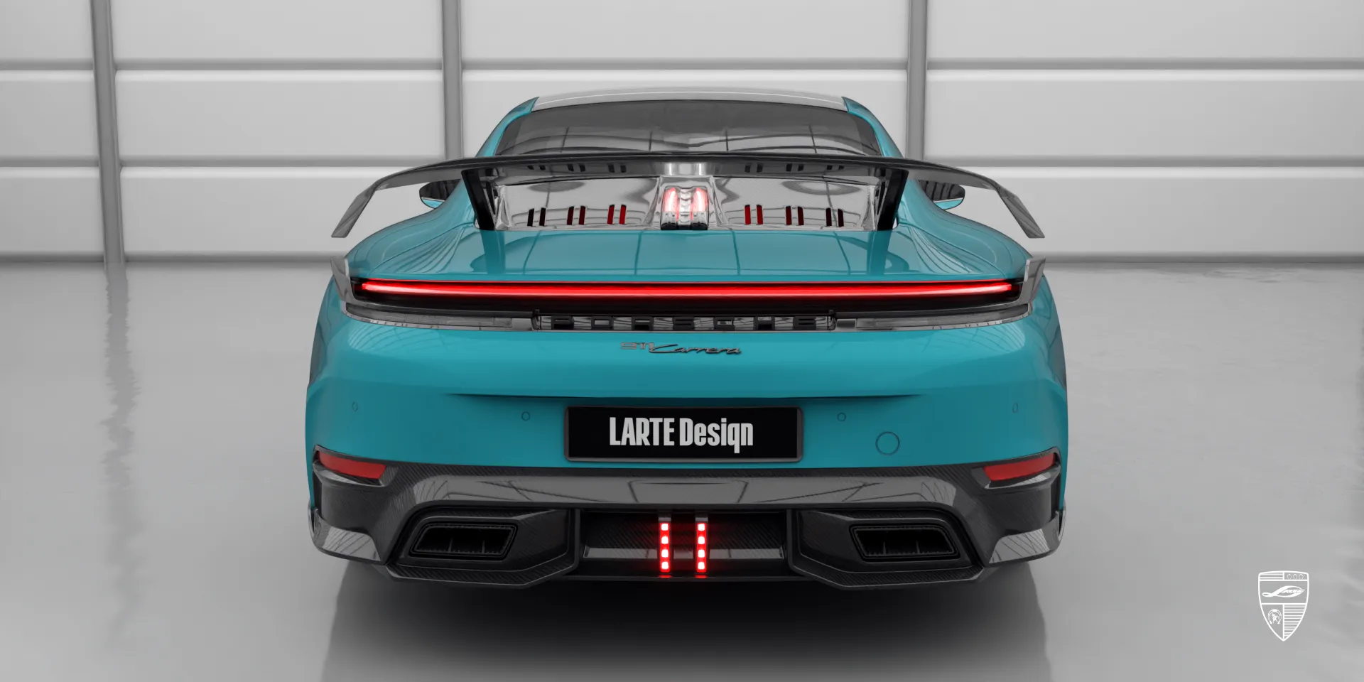 Custom Porsche 911 Carrera — 992 с карбоновым обвесом и агрессивным тюнингом