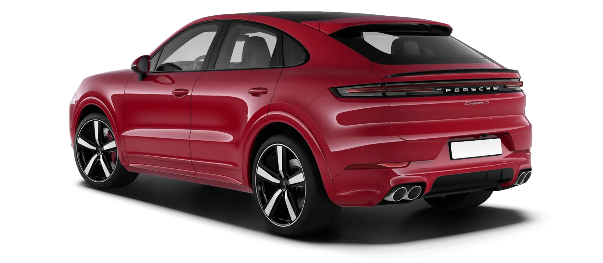 PORSCHE CAYENNE S COUPE 2024 - 2026 стоковый, цвет Carmine Red