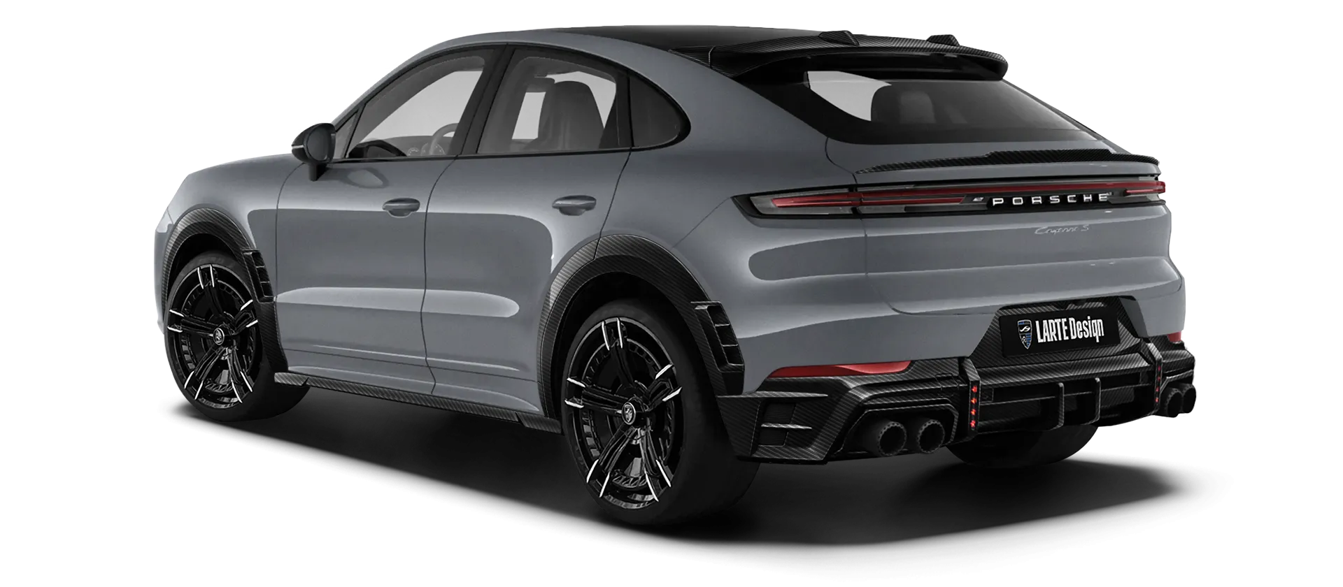 PORSCHE CAYENNE S COUPE 2024 - 2026 в цвете Crayon с карбоновым тюнингом