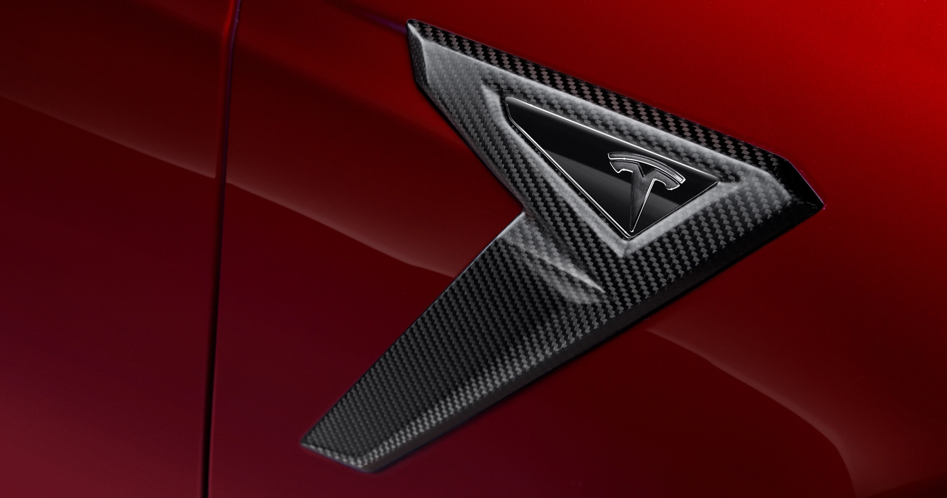 Купить эксклюзивные накладки на крылья для Tesla Model S P85D 2013