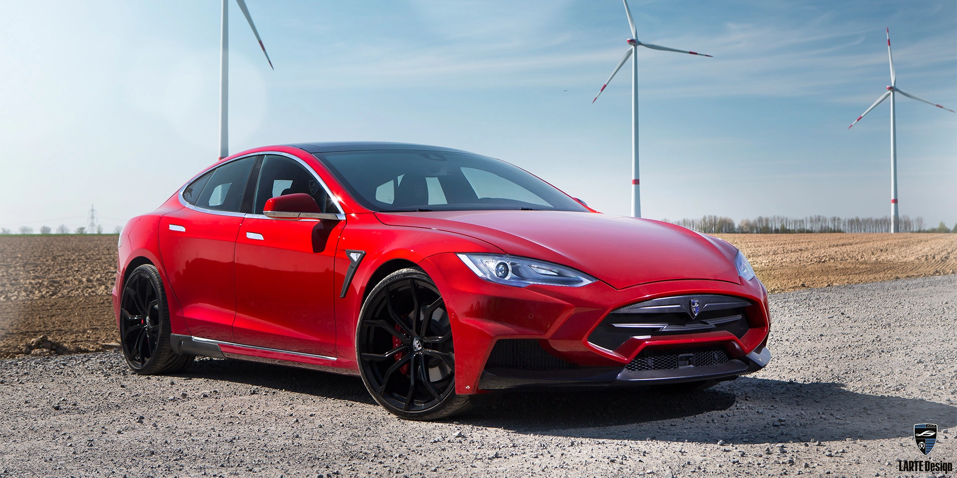 Цена тюнинга Tesla Model S 85D Electro AT Red Multi-Coat Paint 2023
